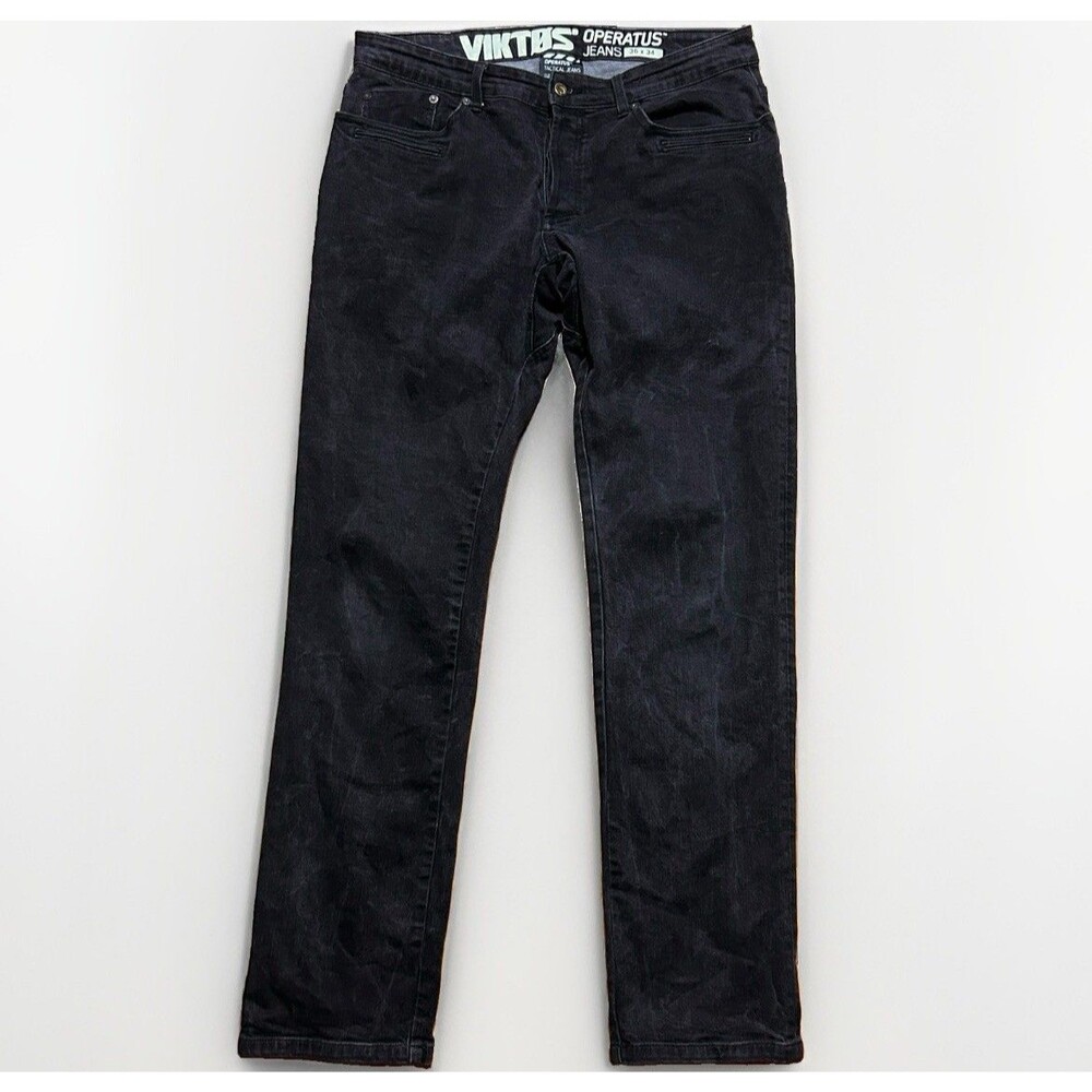 Viktos Operatus XP Tactical Utility Denim Jeans Mens Size 36x34 Black Workwear